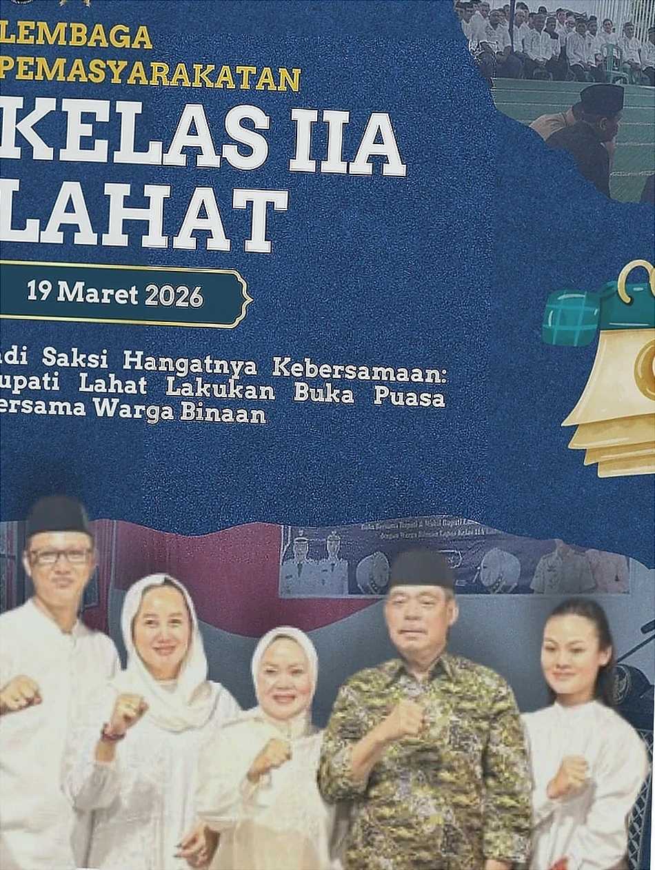 Bupati Lahat Bursah Zarnubi Buka Puasa Bersama Warga Binaan Lapas Kelas IIA