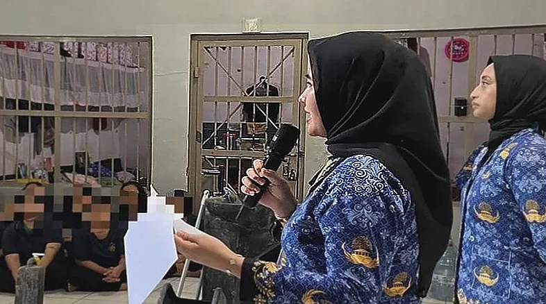 Rutan Pondok Bambu Gelar Simulasi dan Sosialisasi Kunjungan Idul Fitri