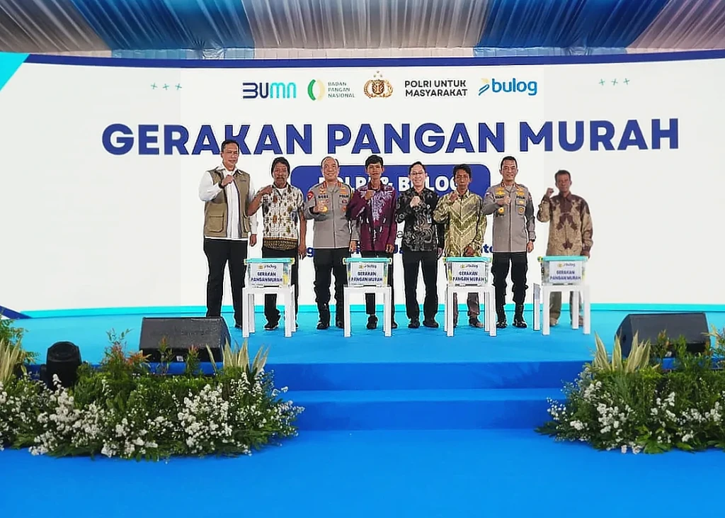 Stok Beras Nasional Capai 3,9 Juta Ton, Bulog dan Polri Jamin Ketersediaan Pangan