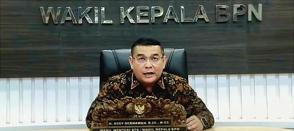 Wamen ATR/BPN Ossy Dermawan Minta Percepatan Penyelesaian Berkas Layanan Pertanahan