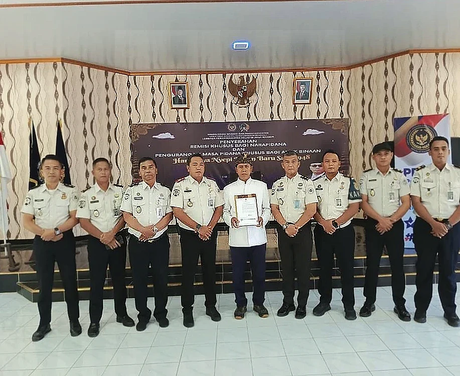 Lapas Arga Makmur Berikan Remisi Khusus Nyepi untuk Satu Narapidana