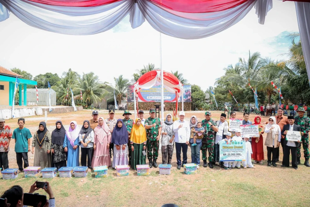 TMMD Dorong Pemerataan Pembangunan Desa di Pandeglang, Wagub Banten: Hambatan Akses Dapat Dikurangi