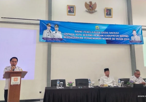 Pemkot Serang Gelar Rapat Penelaahan Batas Daerah dengan Kabupaten Serang