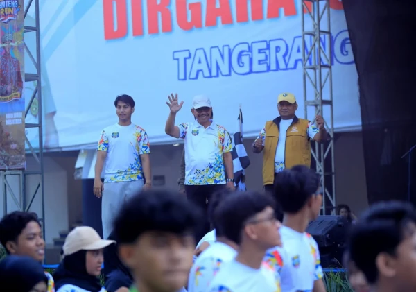 Ribuan Anak Muda Ikuti Benteng Run 2025 di Kota Tangerang