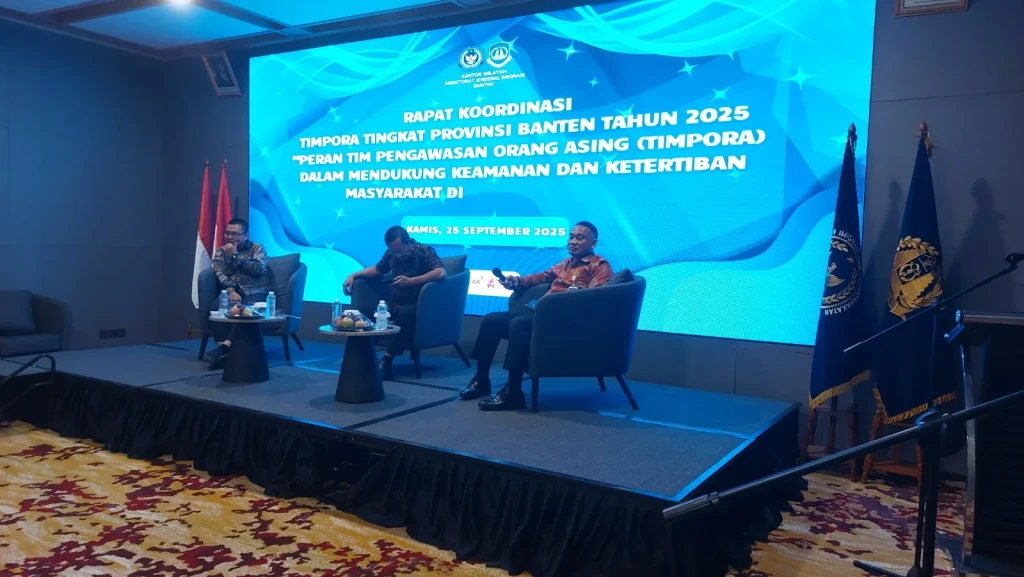 Kanwil Imigrasi Banten Gelar Rapat TIMPORA, Perkuat Sinergi Pengawasan Orang Asing