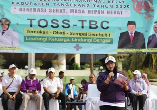 Kampanye Penuntasan TBC Warnai Peringatan HKN ke-61 di Kabupaten Tangerang