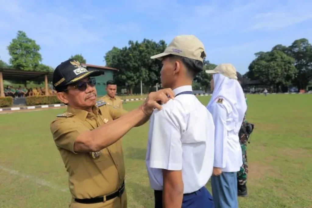 1.000 Pelajar se-Kota Tangerang Deklarasikan Anti Tawuran di Lapangan Yonif Mekanis 203/AK