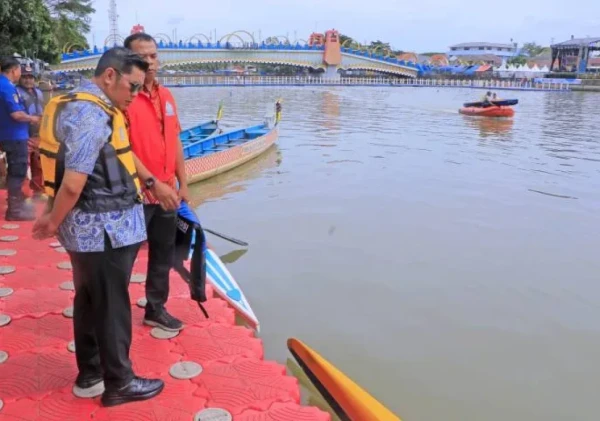 Wakil Wali Kota Tangerang Tinjau Persiapan Lomba Dragon Boat dan Festival Band Pelajar di Cisadane Digital Festival 2025
