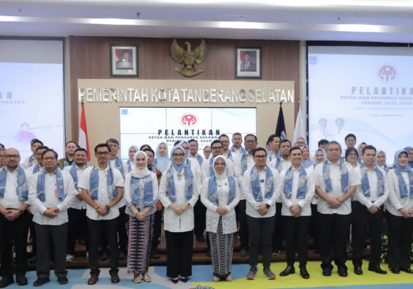 CIPUTAT – Pengurus Dekranasda Kota Tangerang Selatan 2025–2030 Resmi Dilantik