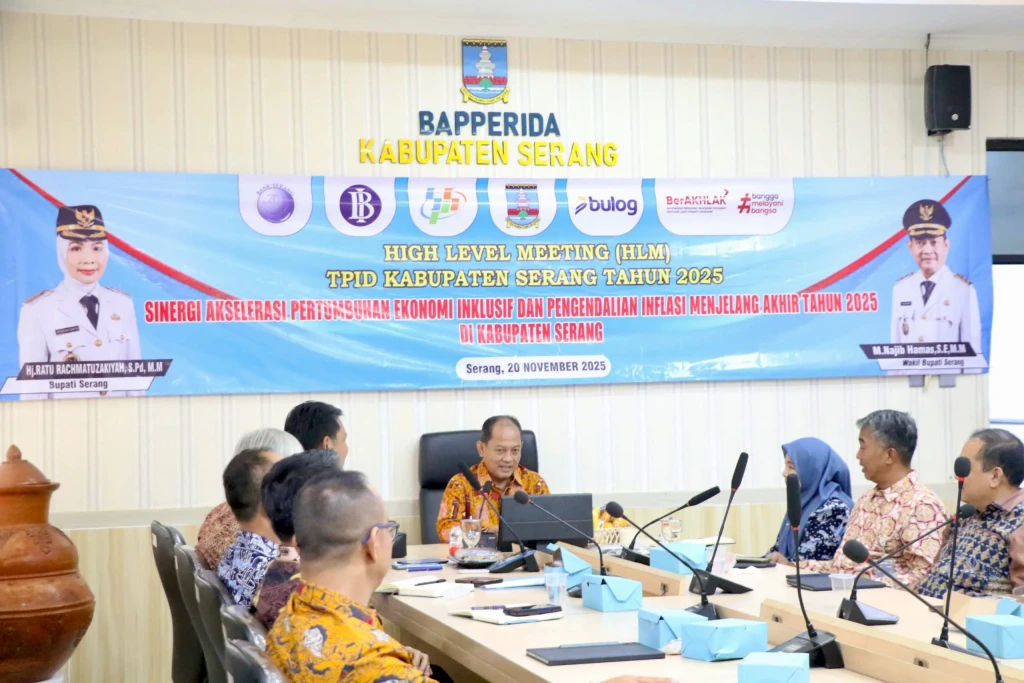Stok Pangan Kabupaten Serang Aman Menjelang Akhir 2025, TPID Fokus Kendalikan Inflasi