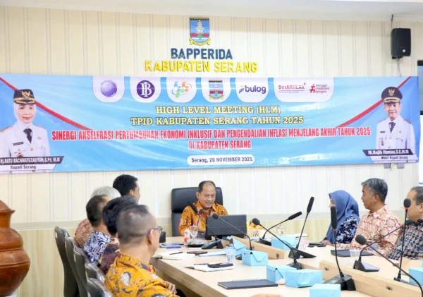 Stok Pangan Kabupaten Serang Aman Menjelang Akhir 2025, TPID Fokus Kendalikan Inflasi
