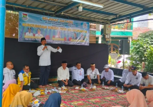 Bupati Tangerang Tinjau Pembangunan Infrastruktur dan Serap Aspirasi di Kelurahan Kutajaya