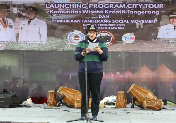 “City Tour” Kelapa Dua Resmi Diluncurkan, Wabup Intan Dorong Wisata Kreatif dan Pawai Budaya Kembali Menggema