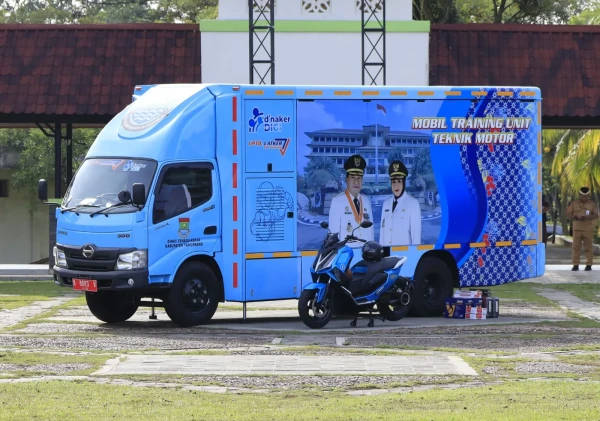 Mobil Training Servis Motor Keliling Diluncurkan, Warga Tangerang Tak Perlu Lagi Jauh ke BLK