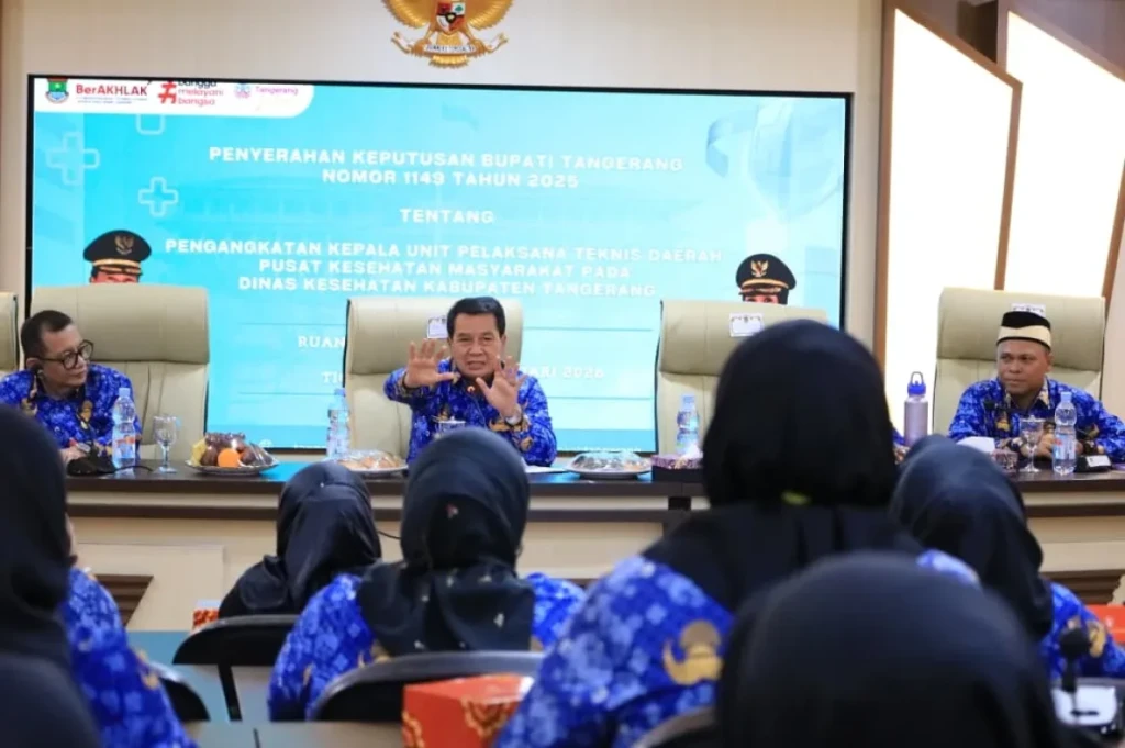 10 Kepala Puskesmas Resmi Dilantik, Bupati Tangerang Titip Pesan Tegas soal Pelayanan Publik