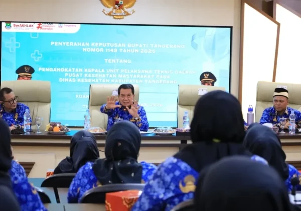 10 Kepala Puskesmas Resmi Dilantik, Bupati Tangerang Titip Pesan Tegas soal Pelayanan Publik