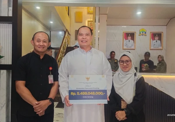 Pemkot Serang Terima Dana Insentif Fiskal Rp5,4 Miliar untuk Dukung Penurunan Stunting