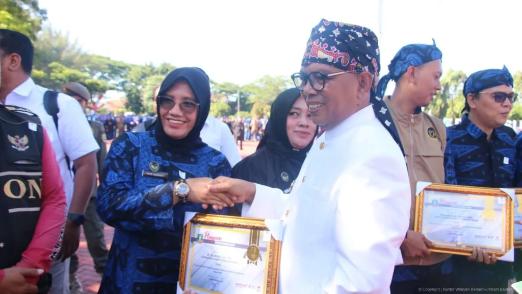 Lima Aparatur Desa dan Kelurahan Raih Peace Maker Justice Award 2025 di HUT ke-25 Provinsi Banten