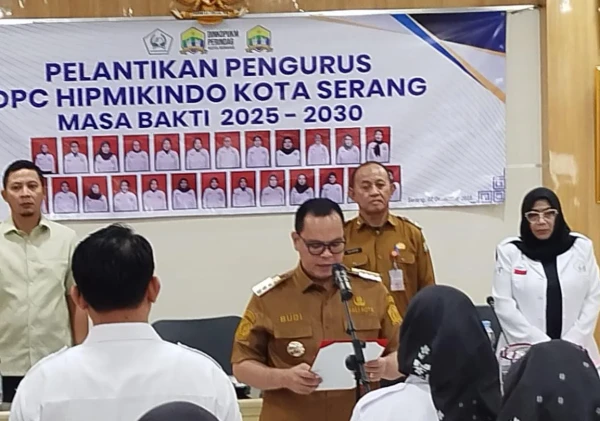 Wali Kota Serang Lantik Pengurus HIPMIKINDO Kota Serang Periode 2025–2030