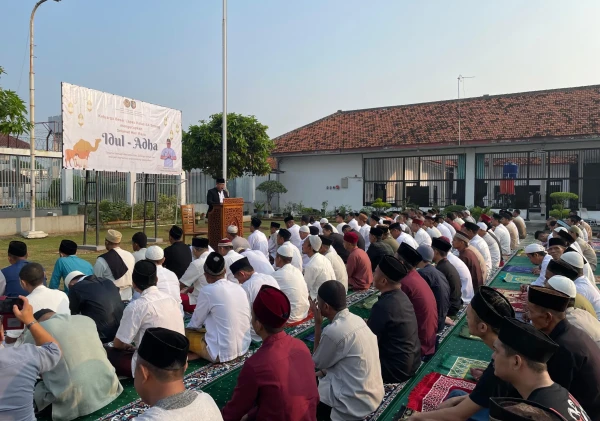 Rayakan Idul Adha, Lapas Serang Gelar Shalat Ied dan Kurban