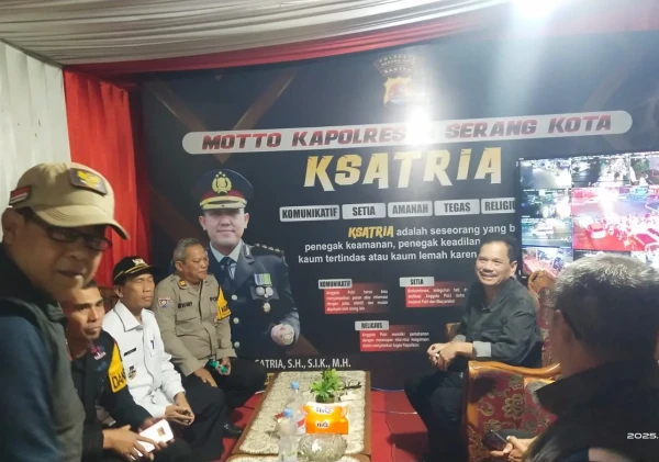 Kapolda Banten dan Wali Kota Serang Pantau Keamanan Malam Tahun Baru di Kota Serang