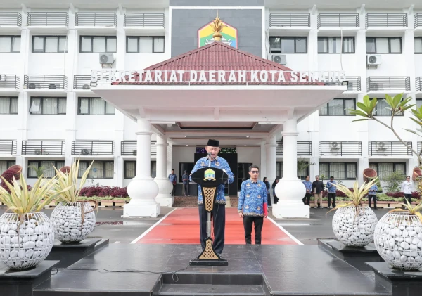 Pemkot Serang Gelar Apel Pagi, Tekankan Disiplin dan Pelayanan Publik