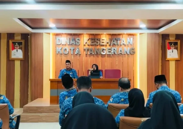 Dinkes Kota Tangerang Gelar Rapat Evaluasi Kinerja Pegawai