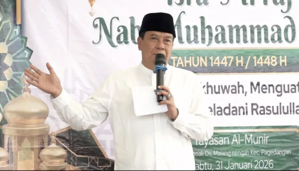 Bupati Tangerang Hadiri Pengajian Rutin dan Peringatan Isra Mi'raj di Majelis Taklim Al-Munir