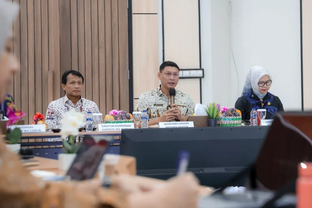 Pemprov Banten dan KPK Gelar Rakor Pengelolaan Pajak Daerah untuk Tingkatkan Pendapatan