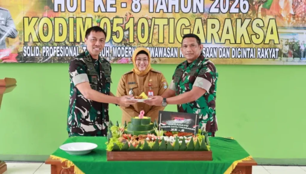 Wabup Tangerang Hadiri HUT ke-8 Kodim 0510 Tigaraksa, Tekankan Sinergi dan Kolaborasi