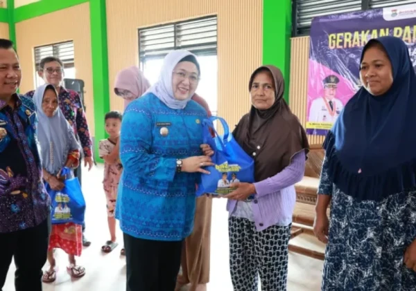 Wabup Tangerang Monitoring Gerakan Pangan Murah di Sukamulya
