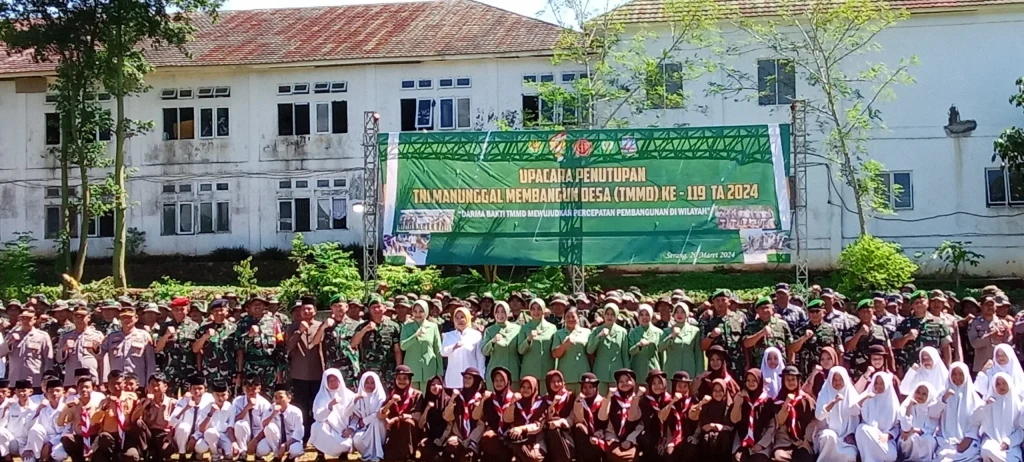 Aprsiasi TMMD Ke -119 Kodim 0602/Serang, Danrem 064/MY: Berkat hasil Kerjasama Semuanya
