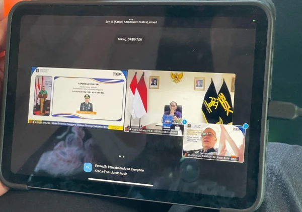 Kakanwil Kemenkum Banten Ikuti Diskusi Strategi Kebijakan Bahas Evaluasi Permenkumham Nomor 25 Tahun 2021