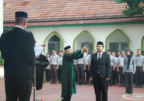 Kakanwil Kemenkum Banten Lantik Pejabat Fungsional Pranata Komputer
