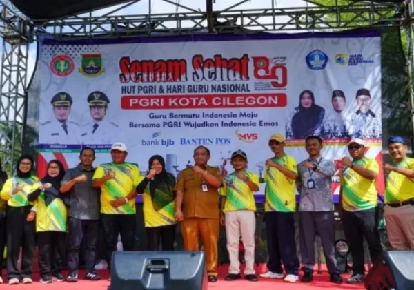 Peringatan Hari Guru Nasional dan HUT ke-80 PGRI di Kota Cilegon