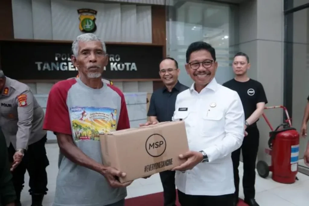 Pemkot Tangerang, Polres Metro, dan Yayasan MSP Salurkan 1.000 Paket Permakanan untuk Warga