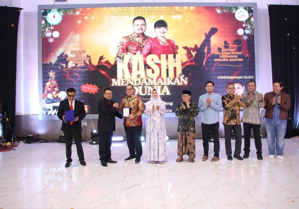 Budi Rustandi Hadiri Natal dan KKR, Serukan Persatuan dan Tolak Upaya Perpecahan