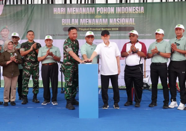 Pemprov Banten Perkuat Program Bang Kaliandra pada Peringatan HMPI dan Bulan Menanam Nasional 2025