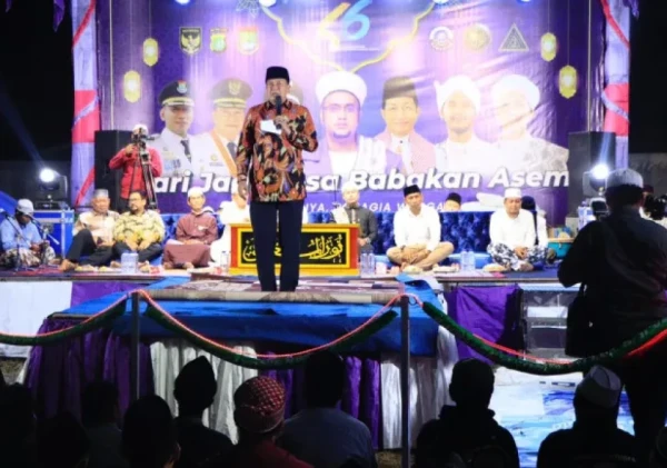 Bupati Tangerang Hadiri Milad ke-46 Desa Babakan Asem, Peringatan Diisi Kegiatan Keagamaan