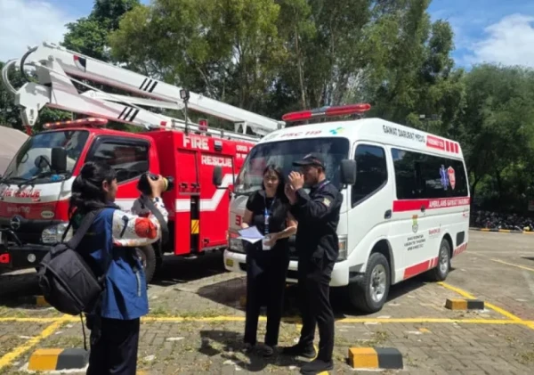 PSC 119 Kabupaten Tangerang Ikut Simulasi Kegawatdaruratan dan Kebakaran di Siloam Hospitals Lippo Village