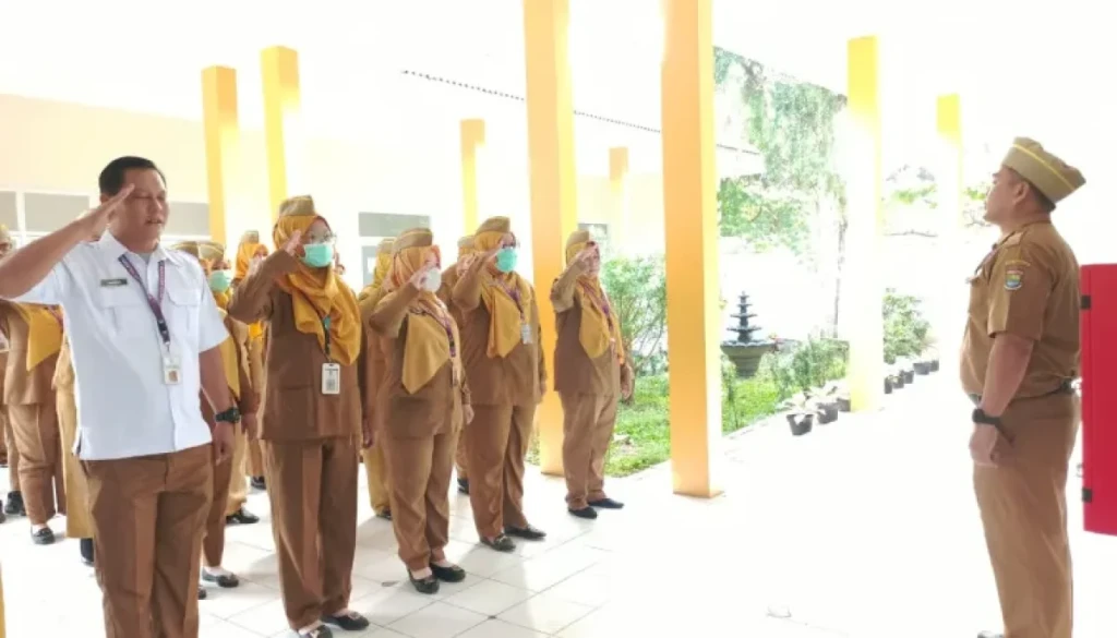 Puskesmas Salembaran Jaya Gelar Apel Rutin untuk Perkuat Kedisiplinan dan Budaya Kerja