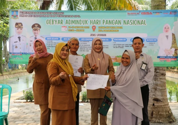 Disdukcapil Kabupaten Serang Gelar Layanan Jemput Bola Adminduk di Padarincang