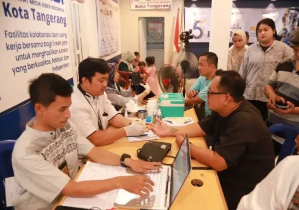 PWI Kota Tangerang dan PT Bina Inspirasi Cemerlang Gelar Bakti Sosial dan Donor Darah, Wujud Kolaborasi Pers dan Dunia Usaha untuk Masyarakat