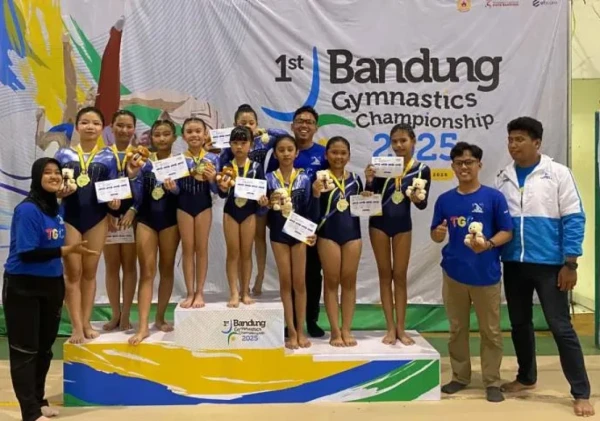Banjir Emas! Atlet Muda Tangerang Gymnastics Club Bawa Pulang 96 Medali di Bandung Gymnastics Championship 2025