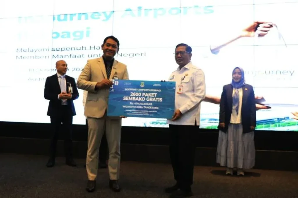 7.000 Paket Sembako Mengalir dari Bandara Soetta, Kolaborasi BUMN–Pemkot Jadi Sorotan