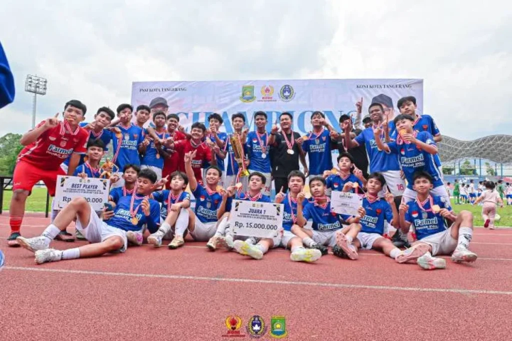Farmel FA Juara Kejurnas Piala Wali Kota Tangerang U-14 2025, Kota Tangerang Cetak Bibit Emas Sepak Bola Nasional
