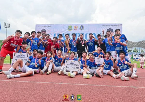 Farmel FA Juara Kejurnas Piala Wali Kota Tangerang U-14 2025, Kota Tangerang Cetak Bibit Emas Sepak Bola Nasional