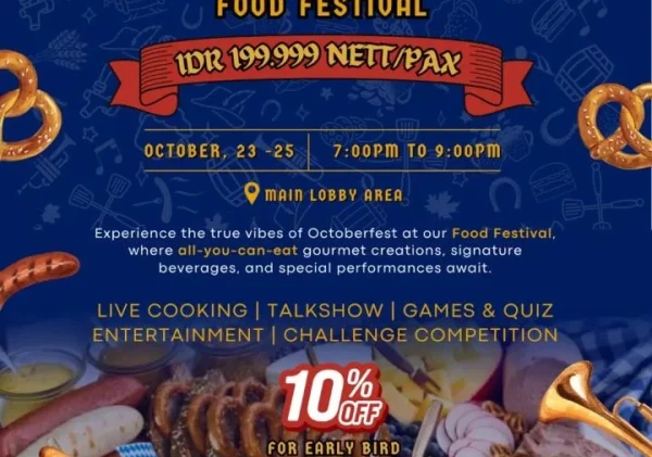 Golden Tulip Essential Tangerang Hadirkan Oktoberfest Food Festival dan Octofest Deal, Tawarkan Sensasi Kuliner hingga Liburan Berkesan