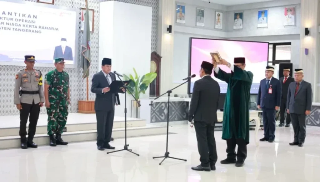Babak Baru Pasar Rakyat Tangerang, Dirops Perumda Pasar NKR Resmi Dilantik, Ini Pesan Tegas Bupati
