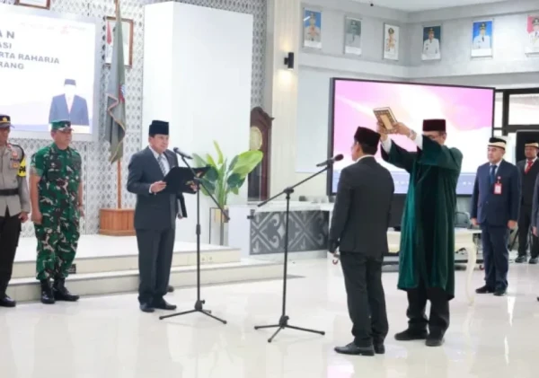 Babak Baru Pasar Rakyat Tangerang, Dirops Perumda Pasar NKR Resmi Dilantik, Ini Pesan Tegas Bupati